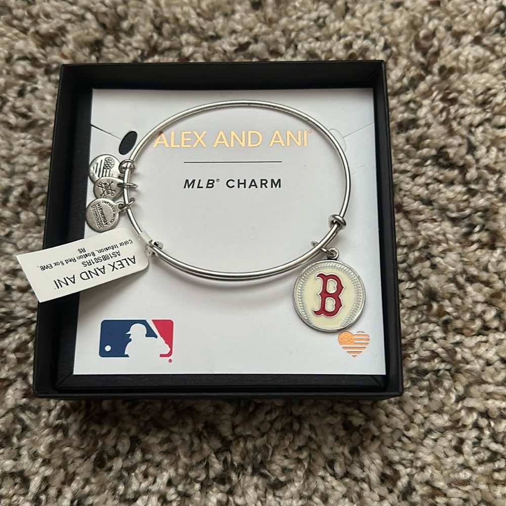 Alex and Ani MBL Boston Red Sox Color Infusion Charm. Brand new with tags.